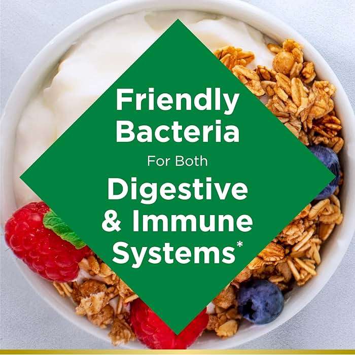 Jarrow Formulas Saccharomyces Boulardii Probiotics + MOS 5 Billion CFU Probiotic Yeast & Nature's Bounty Acidophilus Probiotic, Daily Probiotic Supplement, Supports Digestive Health, 1 Pack - Image 7