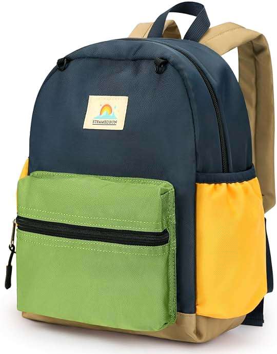 STEAMEDBUN Kids Backpack for Boys 6-8: Toddler Backpack for Preschool Kindergarten - Boys Backpacks for Elementary 4-6 - Image 1