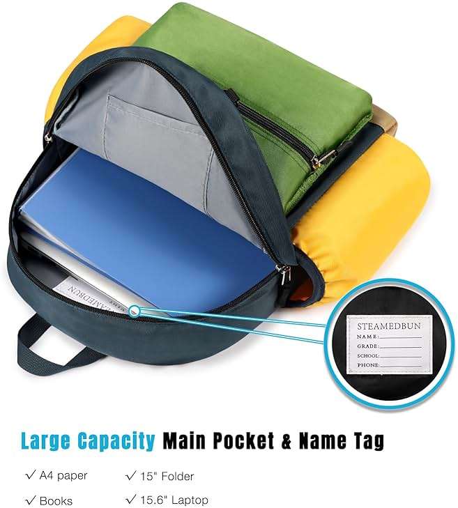 STEAMEDBUN Kids Backpack for Boys 6-8: Toddler Backpack for Preschool Kindergarten - Boys Backpacks for Elementary 4-6 - Image 7