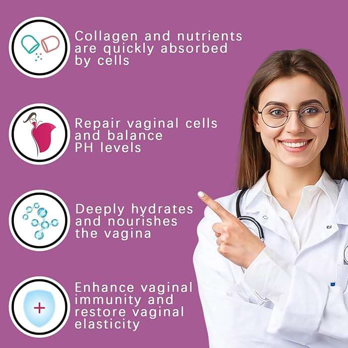 Finneya Vaginal Moisturizer for Women - Intense Hydration & pH Balanced Formula with Collagen & Hyaluronic Acid, Menopause & Intimate Dryness Relief, Soothes Irritation & Supports Feminine Health - Image 3