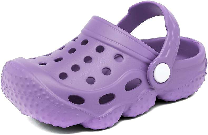 INMINPIN Kids Girls Boys Clogs Garden Shoes Toddler Slides Sandals Children Water Shower Beach Pool Slippers Indoor Outdoor - Image 1