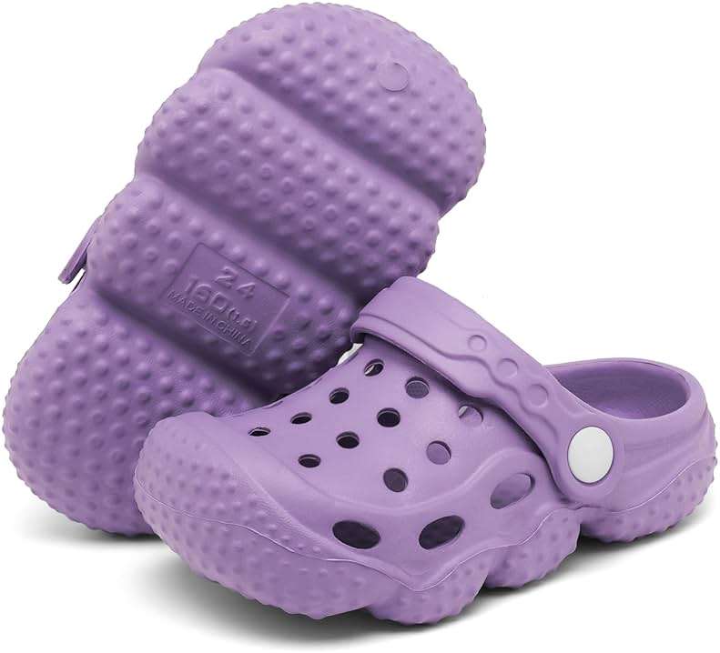 INMINPIN Kids Girls Boys Clogs Garden Shoes Toddler Slides Sandals Children Water Shower Beach Pool Slippers Indoor Outdoor - Image 7