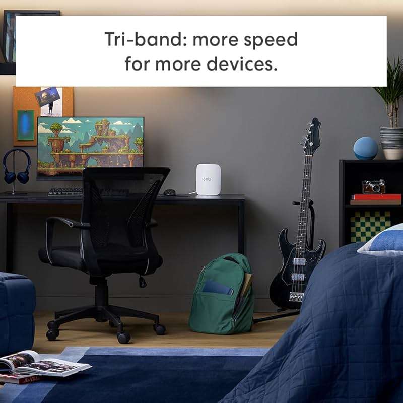 Amazon eero Pro 7 with 1 month free eero Business (auto-renews annually) - Supports internet plans up to 5 Gbps, Coverage up to 4,000 sq. ft., Connect 400+ devices, 2-pack - Image 6