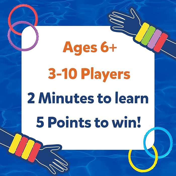 Skillmatics Ring Rush Diving Toys – Underwater Search & Find Game, Pool Diving Rings, Swimming Pool Toys for Kids, Summer Outdoor Water Games, Gift for Boys & Girls Ages 6, 7, 8, 9 & Up - Image 6