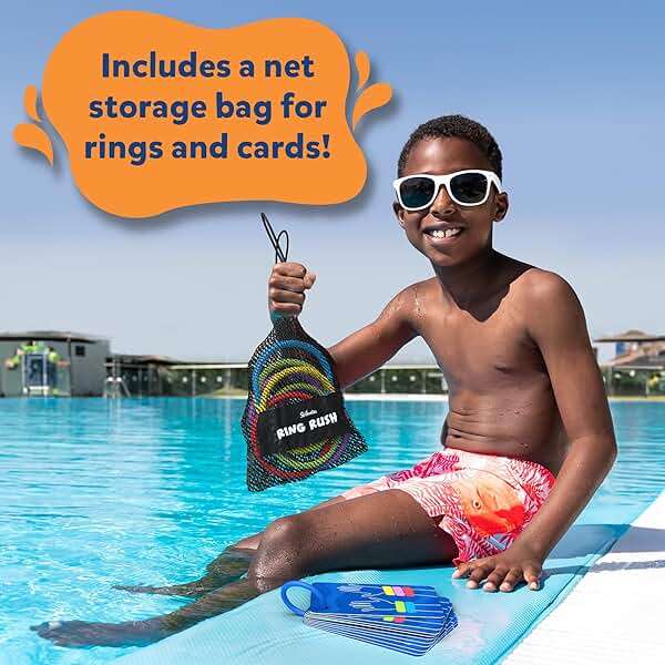 Skillmatics Ring Rush Diving Toys – Underwater Search & Find Game, Pool Diving Rings, Swimming Pool Toys for Kids, Summer Outdoor Water Games, Gift for Boys & Girls Ages 6, 7, 8, 9 & Up - Image 7