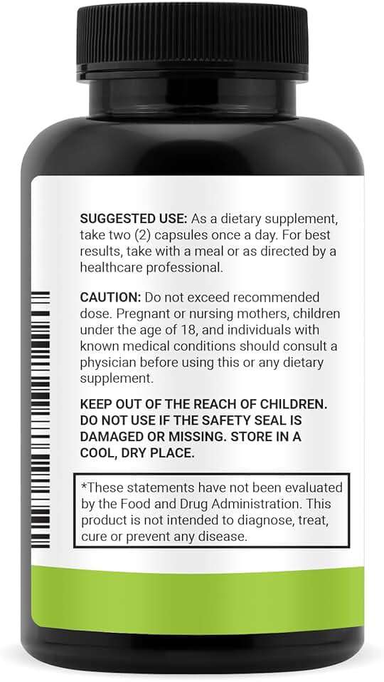 Luma Nutrition Citrus Bergamot 1000mg Per Serving - Citrus Bergamot Supplement - Heart Health Support - Veteran Owned - 60 Capsules, 30 Servings - Image 7