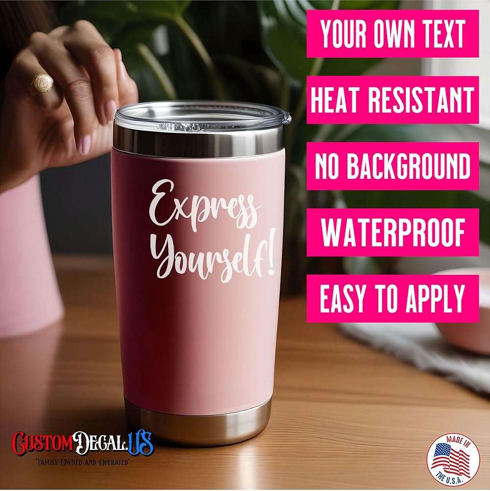 Personalized Custom Vinyl Lettering (Any Color, Any Size) for Business, Cars, Trucks, Boats, Marine, MC, DOT, Doors, Windows, Glass, Signs, Windshields, Letters, Numbers, Clipart, Image, Social Media, Decal, Bumper Stickers - Image 2