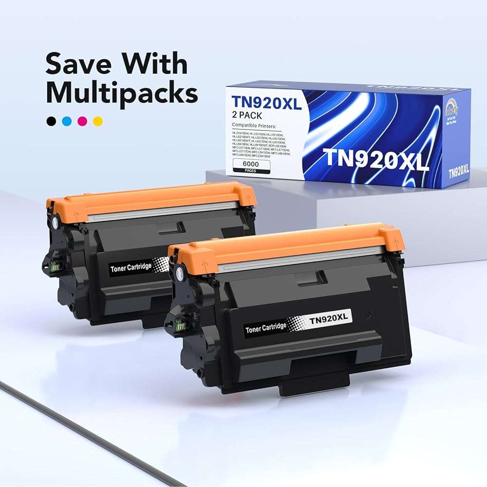 colorfly TN920XL TN920UXXL Toner Cartridges Compatibe Replacement for Brother TN920 TN920XXL TN 920 920XL 920XXL Work for HL-L6210DW HL-L6210DWT MFC-L6810DW HL-L5210DW HL-L5210DWT HL-L5210DN Printer - Image 4
