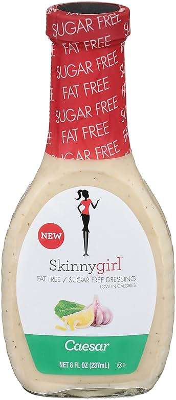 Skinnygirl Sugar Free Gluten Free Salad Dressing, Caesar, 8 Ounce - Image 1