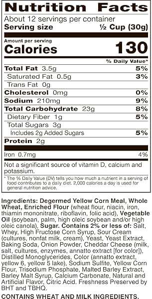 Chex Mix Cheddar Snack Mix, Savory Snack Bag, Family Size, 13.5 oz - Image 2