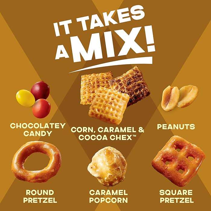 Chex Mix Turtle Snack Mix, Indulgent Snack Bag, Family Size, 13.5 oz - Image 5