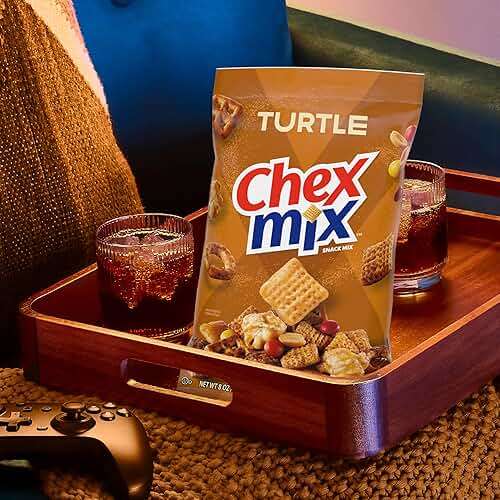 Chex Mix Turtle Snack Mix, Indulgent Snack Bag, Family Size, 13.5 oz - Image 6