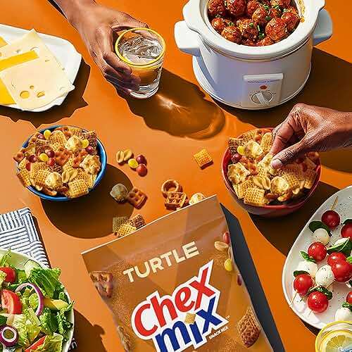 Chex Mix Turtle Snack Mix, Indulgent Snack Bag, Family Size, 13.5 oz - Image 7