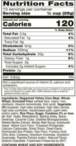 Chex Mix Traditional Original Recipe Snack Mix, Savory Snack Bag, Family Size, 13.5 oz - Image 2