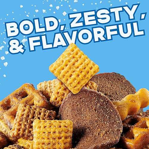 Chex Mix Traditional Original Recipe Snack Mix, Savory Snack Bag, Family Size, 13.5 oz - Image 4