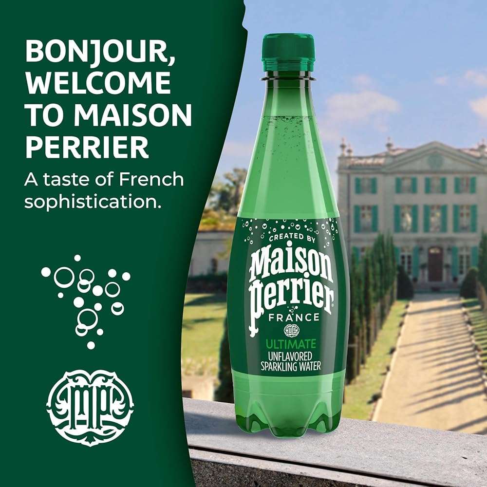 Maison Perrier Ultimate Sparkling Water, 16.9 Fl Oz Plastic Water Bottles, 6 Count - Image 4