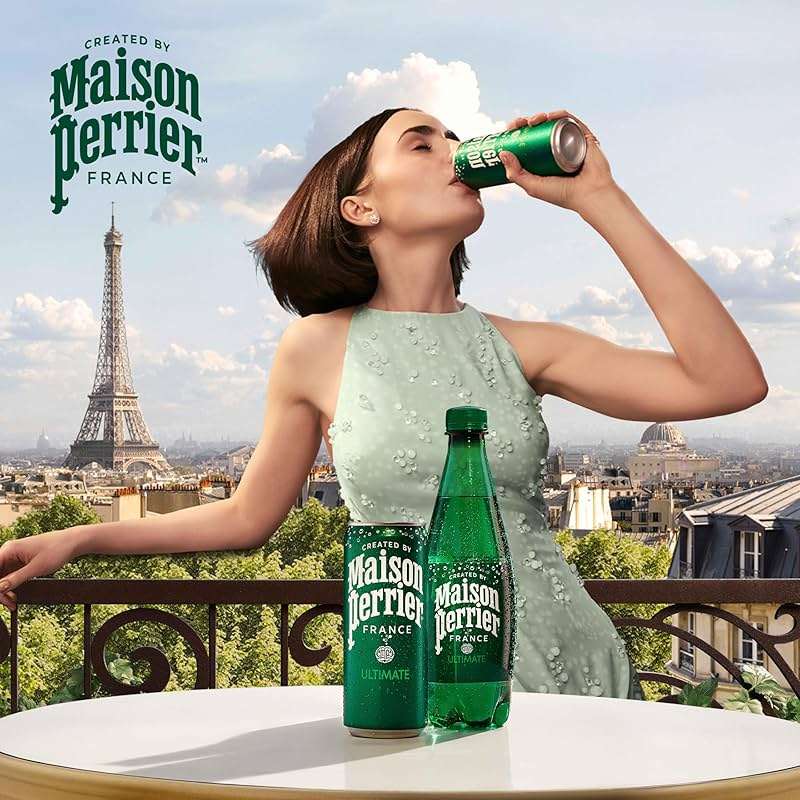 Maison Perrier Ultimate Sparkling Water, 16.9 Fl Oz Plastic Water Bottles, 6 Count - Image 5
