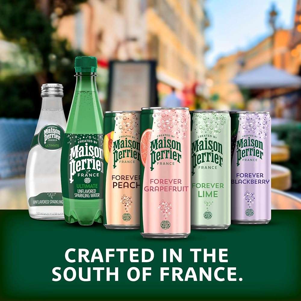 Maison Perrier Ultimate Sparkling Water, 16.9 Fl Oz Plastic Water Bottles, 6 Count - Image 7