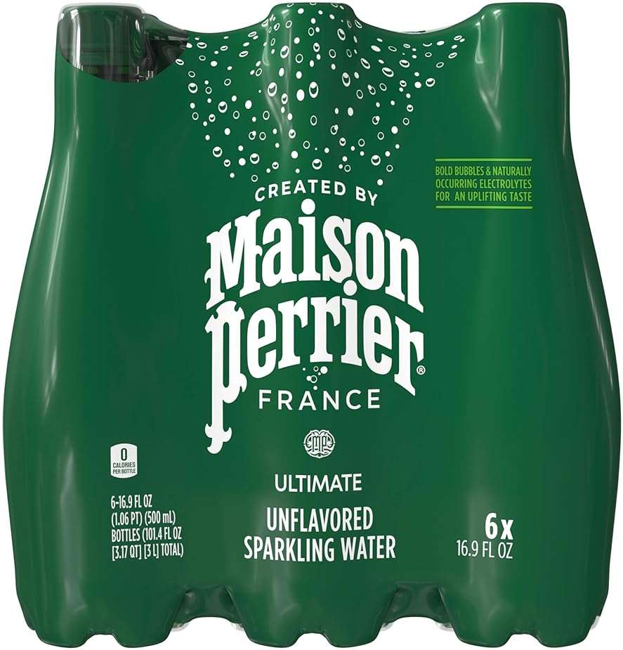 Maison Perrier Ultimate Sparkling Water, 16.9 Fl Oz Plastic Water Bottles, 6 Count - Image 8
