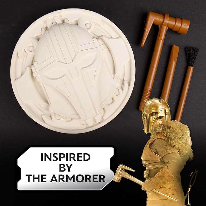 STAR WARS The Armorer Gemstone Dig, Reveal 8 Real Gemstones Inside The Armorer's Helmet, Including Amethyst, Quartz, Red Agate, Toys, Science Kits for Kids Age 8-12, Excavation Toys - Image 5