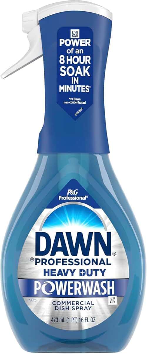 Dawn PRO Heavy Duty Powerwash, Bulk Foaming Dish Spray for Cleaning Burnt-On Grease in Commercial Kitchens, 16 fl oz (Case of 6) - Image 8