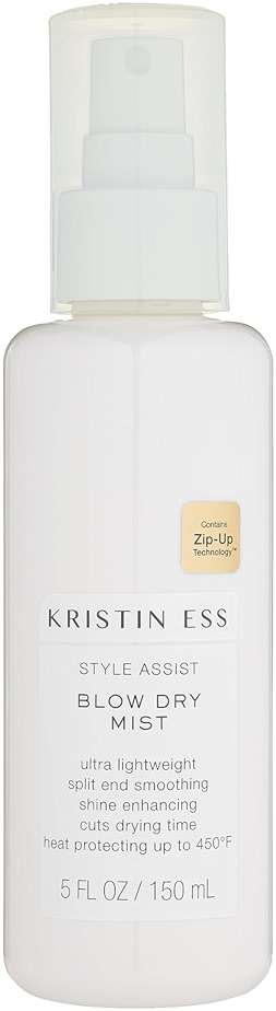 Kristin Ess Hair Weightless Shine Leave In Conditioner Spray for Curly, Straight & Dry Damaged Hair & Style Assist Blow Dry Mist Heat Protectant Spray - Image 5