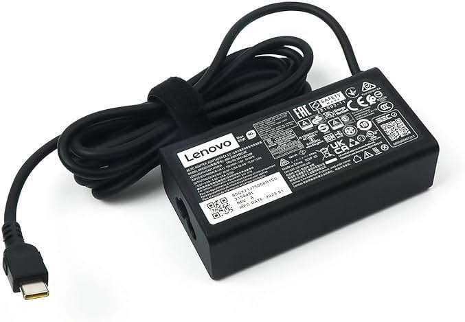 Lenovo Laptop Charger 65W Watt USB Type C(USB-C) AC Power Adapter - ThinkPad X1 Carbon Gen 11,E16, ADLX65YDC3E - Image 4