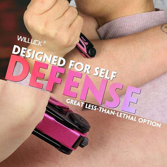 Self Defense Pocket Knife for Women - Stocking Stuffers for Women, Pink Self Defense Knife - Pocket Knives for Woman - Gifts for Woman Wife Mom Girlfriend, Mothers Day Gifts - Image 7