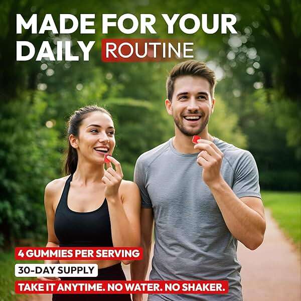Creatine HCL for Adults 120 Gummies 6200mg - HCL Creatine Advanced Complex with L-Taurine + Vitamin B12 for Men & Women Muscle Strength & Builder, Energy Boost, Pre-Workout & Recovery Supplement - Image 5