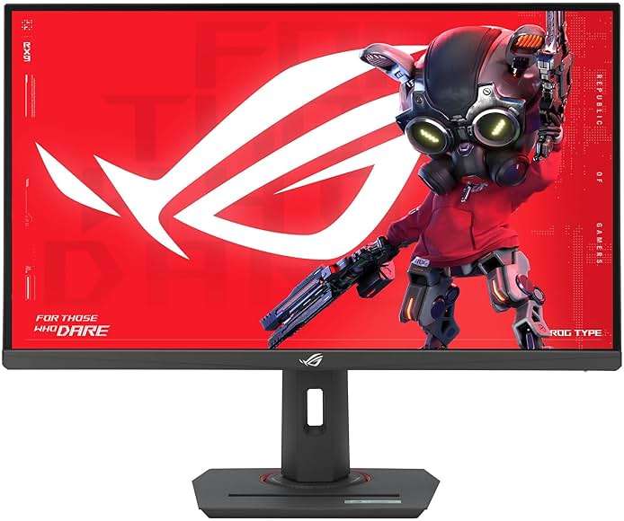 ASUS ROG Strix 27” 4K HDR400 USB-C Gaming Monitor(XG27UCS)–UHD (3840 x 2160), 160Hz, 1ms, Fast IPS,130% sRGB,Extreme Low Motion Blur Sync, G-Sync Compatible, DisplayWidget, Tripod socket, 3yr warranty - Image 1