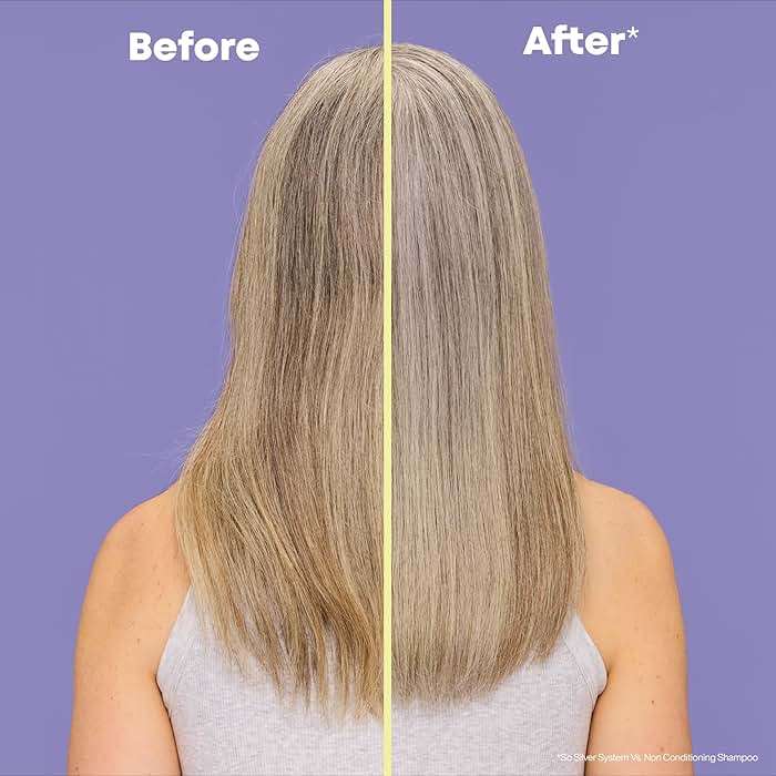 Matrix So Silver Purple Conditioner - Removes Brassy Yellow Undertones, Color Depositing & Toning For Vibrant Blonde Hair, Pigmented Conditioner For Blondes and Greys, Vegan - Image 3