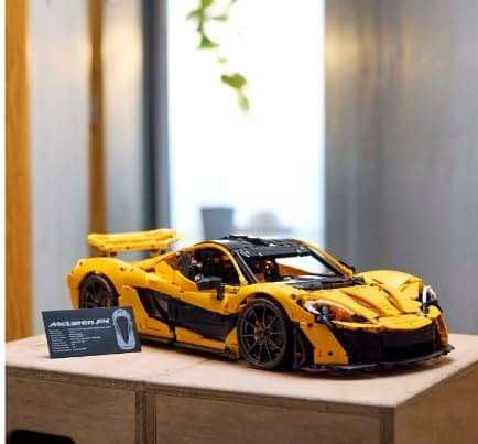 LEGO Technic McLaren P1 Hypercar Building Set, Gift for Adult Racing Fans, Race Car Collectible Model with V8 Piston Engine and 7-Speed Gearbox, 42172 - Image 2
