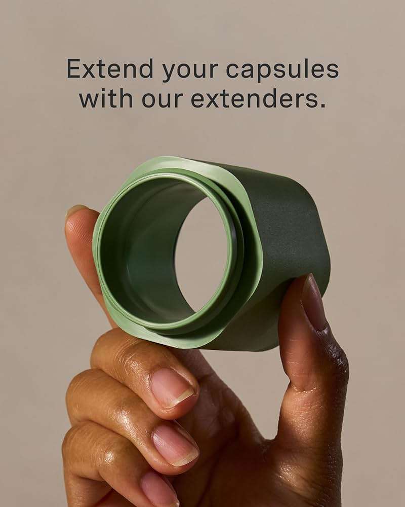 Cadence Extender - Adds Additional 1.43 fl oz - 3pk, Eucalyptus - Add On to Any Flex Magnetic Containers with Lids - TSA Approved, Leak Proof - Extension to Travel Bottles - Carry On Travel Essentials - Image 2