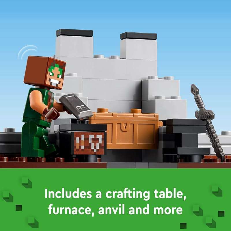 LEGO Minecraft The Wolf Stronghold Fortress Playset, Video Game Toy for Boys and Girls, Action Packed Castle Building Set with Minifigures, Minecraft Toy Gift for Kids Ages 8 and Up, 21261 - Image 6