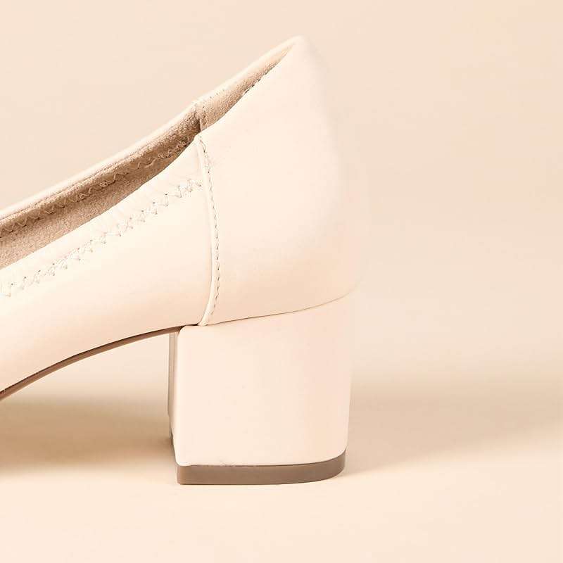 Amazon Essentials Women's Ballet Pump with Block Heel - Image 4