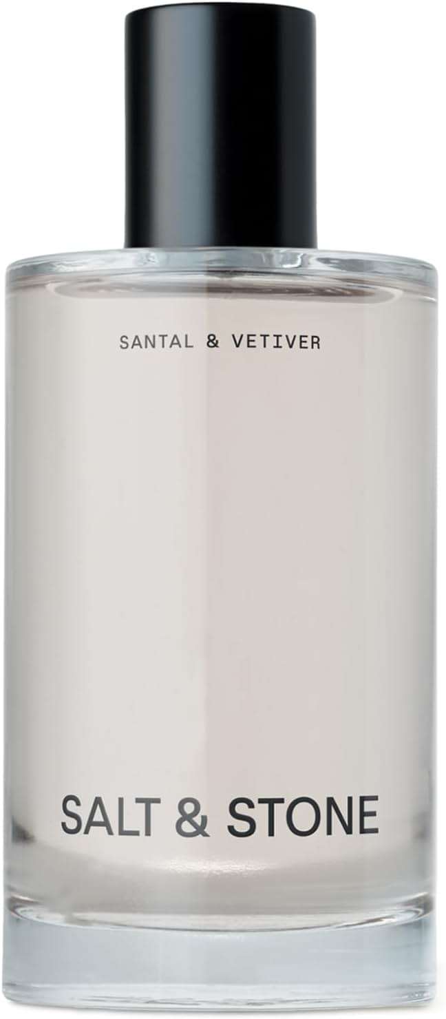 Salt & Stone Body Mist | Santal & Vetiver | Skincare Infused Hair & Body Spray for Women and Men | Hydrating Fragrance with Glycerin and Red Algae | Vegan, Cruelty Free, 3.4 fl oz - Image 1