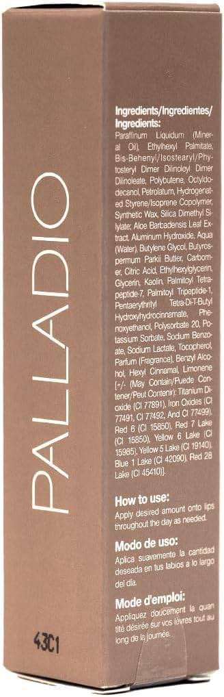 Palladio Butter Balm - Hydrating Lip Balm with Sheer Tint, Aloe, Peptides, Shea Butter, and Vegan Formulation for Instant Moisture, Shine, and Soothing Lip Care, Caramel Glazed - Image 8