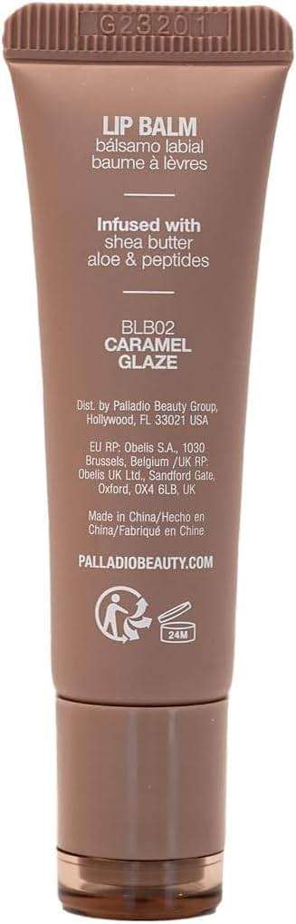 Palladio Butter Balm - Hydrating Lip Balm with Sheer Tint, Aloe, Peptides, Shea Butter, and Vegan Formulation for Instant Moisture, Shine, and Soothing Lip Care, Caramel Glazed - Image 9