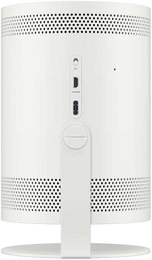 SAMSUNG 30” - 100” The Freestyle 2nd Gen with Gaming Hub Smart Portable Projector, FHD, HDR, Big Screen Home Theater Experience, 360 Sound, SP-LFF3CLAXXZA, 2023 Model, White (Renewed) - Image 5