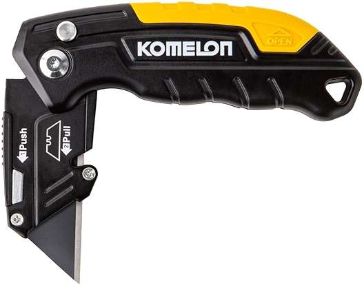 Komelon Folding Utility Knife, Includes 4 Blades - Image 3