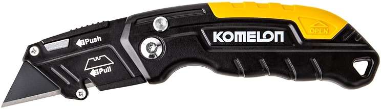 Komelon Folding Utility Knife, Includes 4 Blades - Image 6
