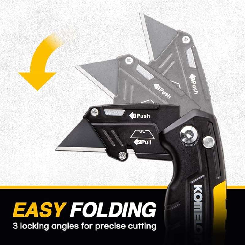 Komelon Folding Utility Knife, Includes 4 Blades - Image 8