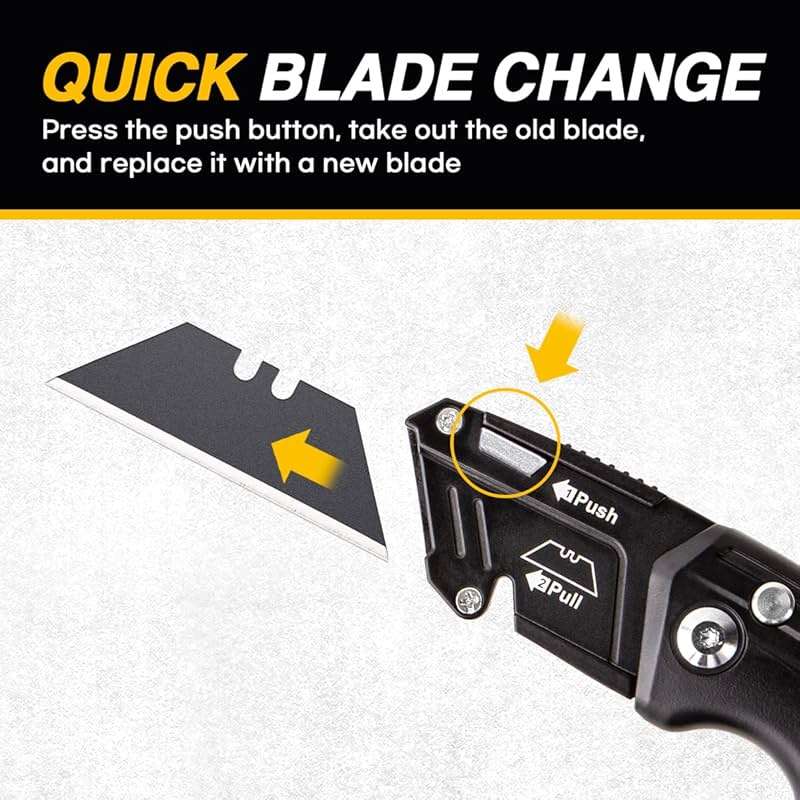 Komelon Folding Utility Knife, Includes 4 Blades - Image 9