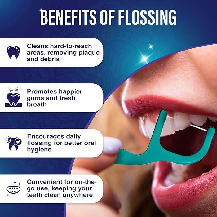 GuruNanda Fresh Floss Dental Picks - Non- Shred Thread with Angled Pick for Effective Plaque Removal - Dentist Recommened - Travel Friendly for Adults & Kids - 60 Pack - Image 3