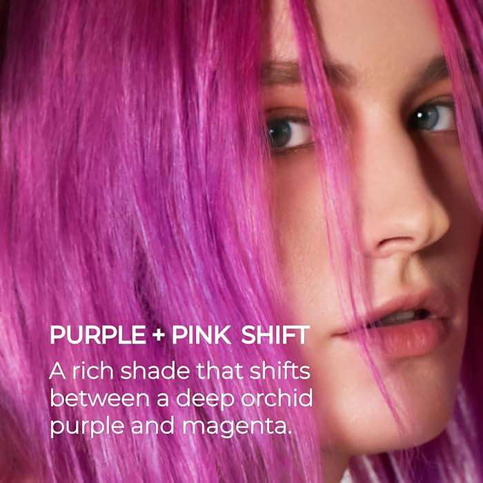 XMONDO Color Purple + Pink Shade Shift Depositing Mask & Semi-Permanent Hair Dye, Infused with Bond Booster & Hyaluronic Acid for Nourishment, Revitalization & Repair, Vegan Formula, 8 Fl Oz - Image 3