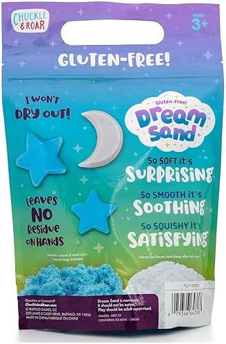 Chuckle & Roar Sensory Dream Sand Bulk 2lb Container – Gluten-Free, Never-Drying Super Soft Sensory Sand, Mess-Free Creative Play for Kids Ages 3+ - Image 2