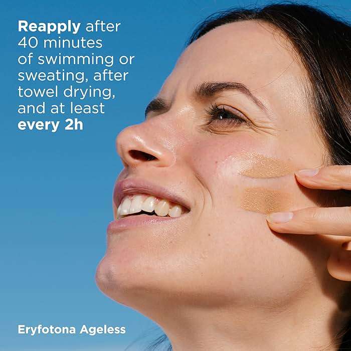 ISDIN Eryfotona Ageless Tinted Mineral Sunscreen SPF 50, Anti-Aging Face Sunscreen with Zinc Oxide, DNA Repairsomes & Vitamin E, Universal Tint No White Cast, Dermatologist Recommended - Image 8