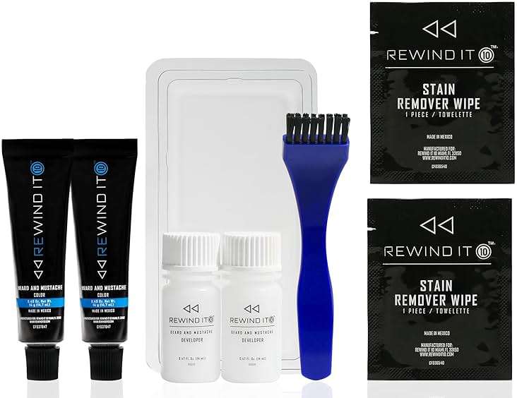 REWIND IT 10 Medium Blonde Beard and Mustache Color - Image 2