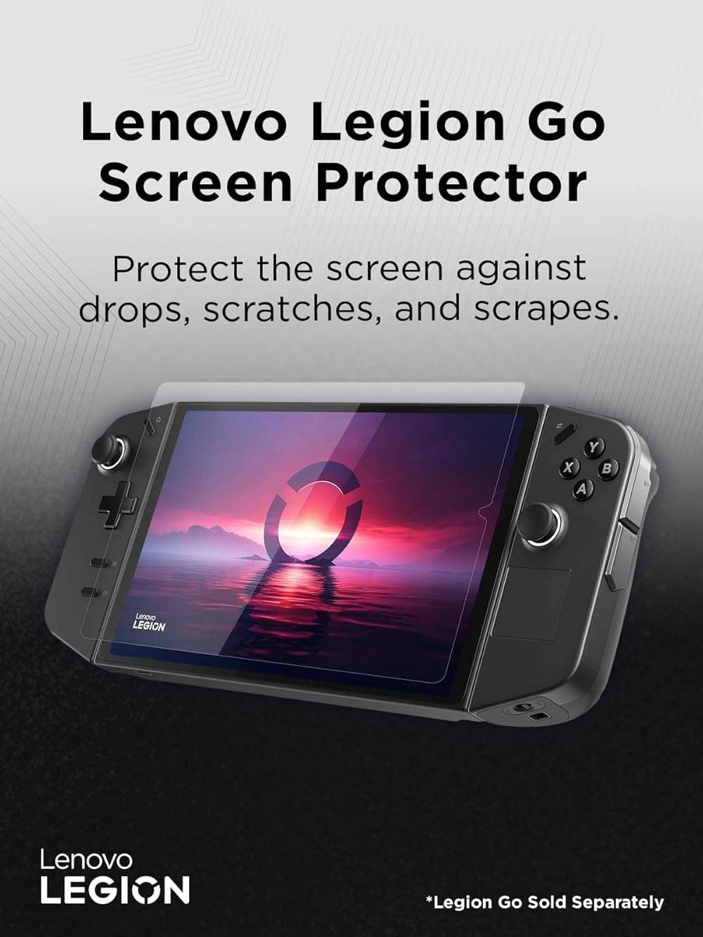 Lenovo Legion Go Screen Protector - Ultra-Thin 0.33mm Protective Glass with 9H Hardness - Guards Against Drops, Scratches and Scrapes - Easy Application, High Transparency - Image 2