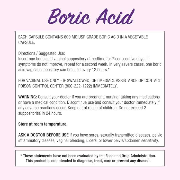 Puregen Labs Boric Acid 600 mg Vaginal Suppositories - 100% Pure | All Natural Without Dyes or Fillers | Supports Vaginal pH Balance and Odor Control (30 Count) - Image 2